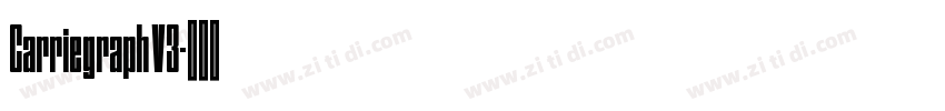 Carriegraph V3字体转换